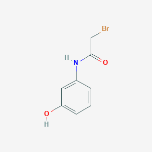 molecular formula C8H8BrNO2 B1281231 2-bromo-N-(3-hydroxyphenyl)acetamide CAS No. 29378-70-9
