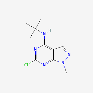 n-Tert-butyl-6-chloro-1-methyl-1h-pyrazolo[3,4-d]pyrimidin-4-amine