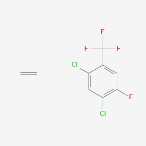 1,5-Dichloro-2-fluoro-4-(trifluoromethyl)benzene;ethene