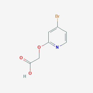 molecular formula C7H6BrNO3 B1281240 2-(4-Bromopyridin-2-yl)oxyacetic acid 