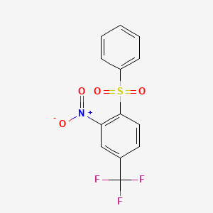 Hydroxy(2-(phenylsulfonyl)-5-(trifluoromethyl)phenyl)azane oxide