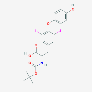 3-[4-(4-Hydroxyphenoxy)-3,5-diiodophenyl]-2-[(2-methylpropan-2-yl)oxycarbonylamino]propanoic acid