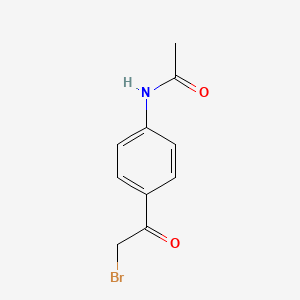 molecular formula C10H10BrNO2 B1281248 N-[4-(2-Bromoacetyl)Phenyl]Acetamide CAS No. 21675-02-5