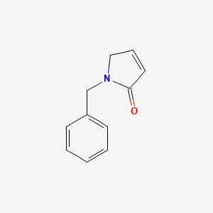 molecular formula C11H11NO B1281249 1-苄基-1,5-二氢吡咯-2-酮 CAS No. 64330-46-7