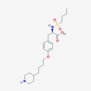 molecular formula C22H36N2O5S B12812502 (R)-Tirofiban 