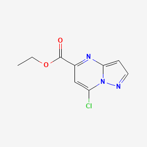 molecular formula C9H8ClN3O2 B1281252 Ethyl 7-chloropyrazolo[1,5-a]pyrimidine-5-carboxylate CAS No. 61098-37-1