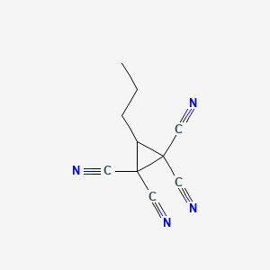 3-Propyl-1,1,2,2-cyclopropanetetracarbonitrile