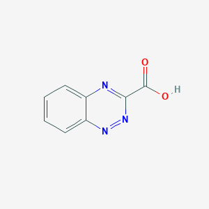molecular formula C8H5N3O2 B1281253 1,2,4-Benzotriazine-3-carboxylic acid CAS No. 64241-51-6