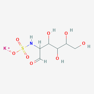 molecular formula C6H12KNO8S B12812535 potassium;N-(3,4,5,6-tetrahydroxy-1-oxohexan-2-yl)sulfamate 