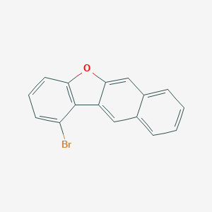 molecular formula C16H9BrO B12812544 Benzo[b]naphtho[2,3-d]furan,1-bromo- 