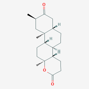 Tetradecahydro-2-hydroxy-2,4b,6-trimethyl-7-oxo-1-phenanthrenepropionic acid delta-lactone