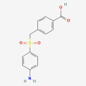 4-(((4-Aminophenyl)sulfonyl)methyl)benzoic acid