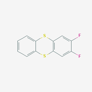 molecular formula C12H6F2S2 B12812667 2,3-Difluorothianthrene 