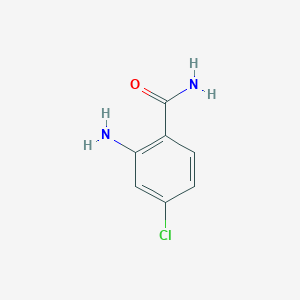 molecular formula C7H7ClN2O B1281268 2-氨基-4-氯苯甲酰胺 CAS No. 5900-59-4