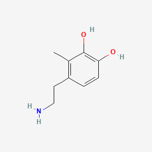 molecular formula C9H13NO2 B12812695 2-Methyldopamine CAS No. 53622-73-4