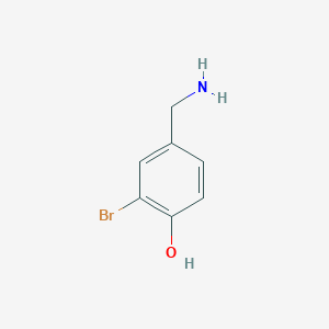 molecular formula C7H8BrNO B1281270 4-(氨甲基)-2-溴苯酚 CAS No. 63491-88-3