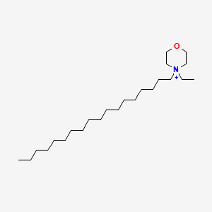 molecular formula C24H50NO+ B12812726 Stearethyl morpholinium CAS No. 47472-42-4