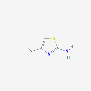 molecular formula C5H8N2S B1281273 2-Amino-4-ethylthiazole CAS No. 34631-53-3