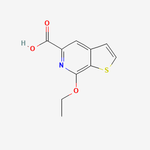 Thieno(2,3-c)pyridine-5-carboxylic acid, 7-ethoxy-