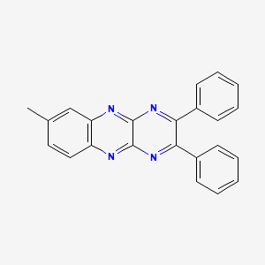 molecular formula C23H16N4 B12812751 7-Methyl-2,3-diphenylpyrazino[2,3-b]quinoxaline CAS No. 18202-89-6