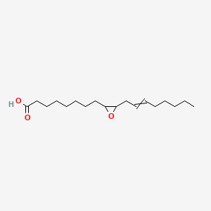 molecular formula C18H32O3 B12812760 8-(3-Oct-2-enyloxiran-2-yl)octanoic acid CAS No. 113972-57-9