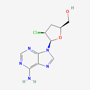 9H-Purin-6-amine, 9-(2-chloro-2,3-dideoxy-beta-D-threo-pentofuranosyl)-