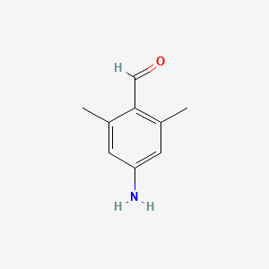 molecular formula C9H11NO B1281277 4-Amino-2,6-dimethylbenzaldehyde CAS No. 63405-90-3