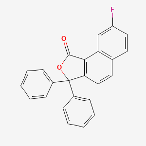 8-Fluoro-3,3-diphenylnaphtho[1,2-c]furan-1(3h)-one