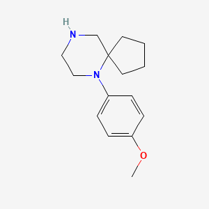 6-(4-Methoxyphenyl)-6,9-diazaspiro[4.5]decane