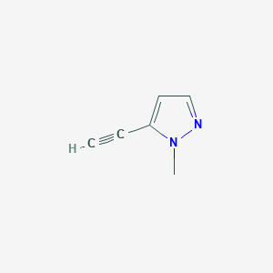 molecular formula C6H6N2 B1281285 5-乙炔基-1-甲基-1H-吡唑 CAS No. 19762-15-3