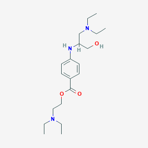 2-(Diethylamino)ethyl 4-{[1-(diethylamino)-3-hydroxypropan-2-yl]amino}benzoate