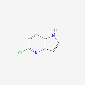 molecular formula C7H5ClN2 B1281287 5-氯-1H-吡咯并[3,2-b]吡啶 CAS No. 65156-94-7