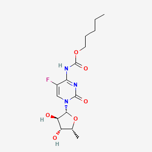 Cytidine,5'-deoxy-5-fluoro-N-[(pentyloxy)carbonyl]-