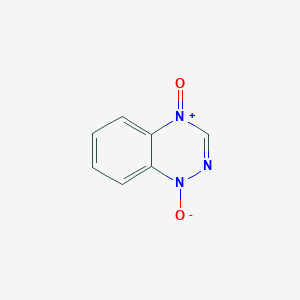 molecular formula C7H5N3O2 B12812933 1,2,4-Benzotriazine, 1,4-dioxide CAS No. 121135-31-7