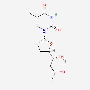 molecular formula C13H18N2O5 B12812941 5C'-CH3COCH2-dT CAS No. 131177-29-2