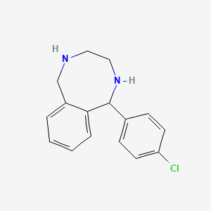 1-(4-Chlorophenyl)-1,2,3,4,5,6-hexahydro-2,5-benzodiazocine