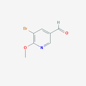 molecular formula C7H6BrNO2 B1281301 5-Bromo-6-methoxynicotinaldehyde CAS No. 65873-73-6