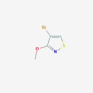 molecular formula C4H4BrNOS B1281303 4-Bromo-3-methoxyisothiazole CAS No. 31815-40-4