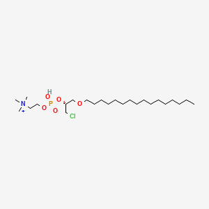 1-O-Hexadecyl-3-chloro-3-deoxy-rac-glycero-2-phosphocholine