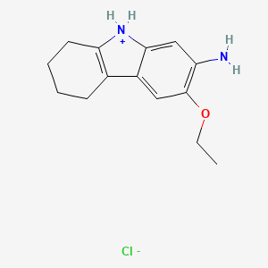 Carbazole, 5,6,7,8-tetrahydro-2-amino-3-ethoxy-, hydrochloride