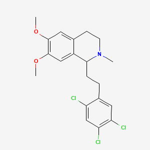 1-(2,4,5-Trichlorophenethyl)-2-methyl-6,7-dimethoxy-1,2,3,4-tetrahydroisoquinoline