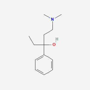 1-(Dimethylamino)-3-phenylpentan-3-ol