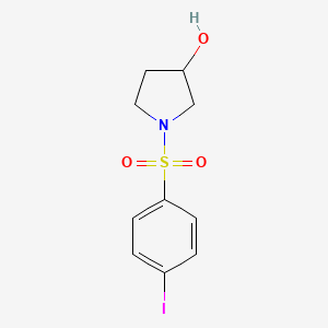 1-(4-Iodophenyl)sulfonylpyrrolidin-3-ol