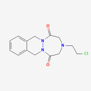 3-(2-Chloroethyl)-3,4,7,12-tetrahydro-1H-(1,2,5)triazepino(1,2-b)phthalazine-1,5(2H)-dione