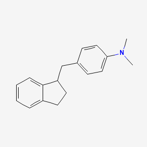 4-(2,3-Dihydro-1H-inden-1-ylmethyl)-N,N-dimethylaniline