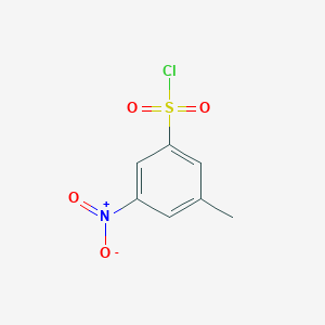 molecular formula C7H6ClNO4S B1281320 3-Methyl-5-nitrobenzene-1-sulfonyl chloride CAS No. 342422-23-5