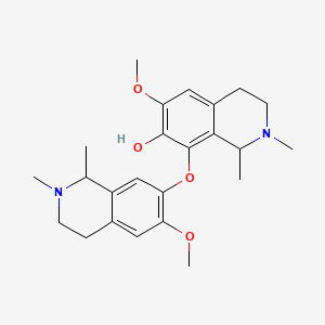 6-Methoxy-8-((6-methoxy-1,2-dimethyl-1,2,3,4-tetrahydro-7-isoquinolinyl)oxy)-1,2-dimethyl-1,2,3,4-tetrahydro-7-isoquinolinol