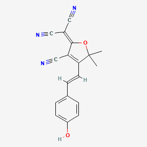 2-(3-Cyano-4-(4-hydroxystyryl)-5,5-dimethylfuran-2(5H)-ylidene)malononitrile