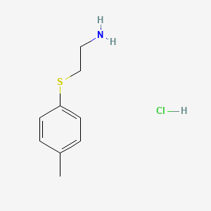 molecular formula C9H14ClNS B1281328 2-[(4-甲苯基)硫代]乙胺盐酸盐 CAS No. 24194-10-3