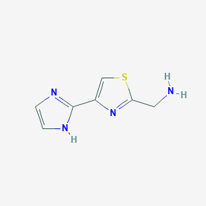 (4-(1H-Imidazol-2-yl)thiazol-2-yl)methanamine